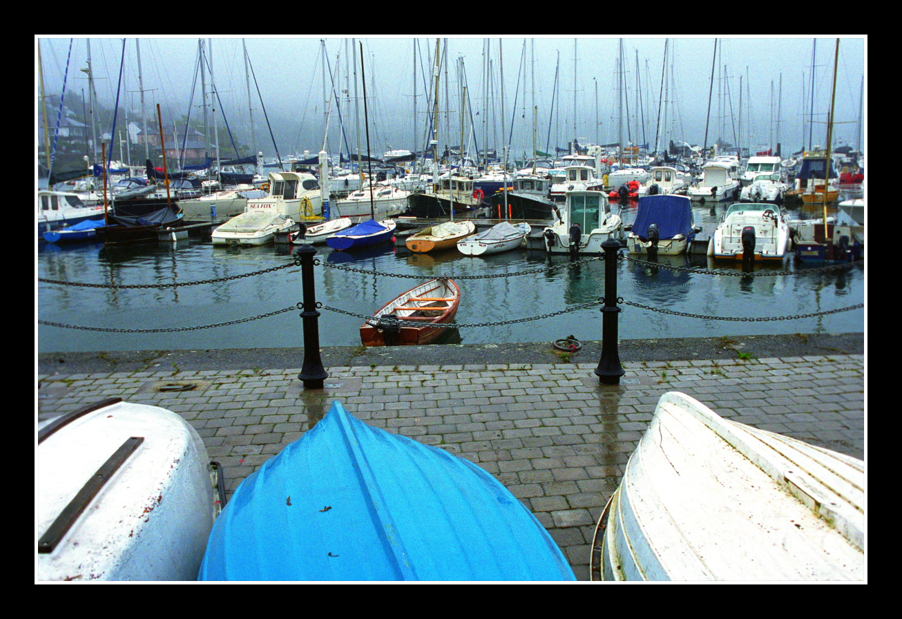 Harbour on a rainy Day