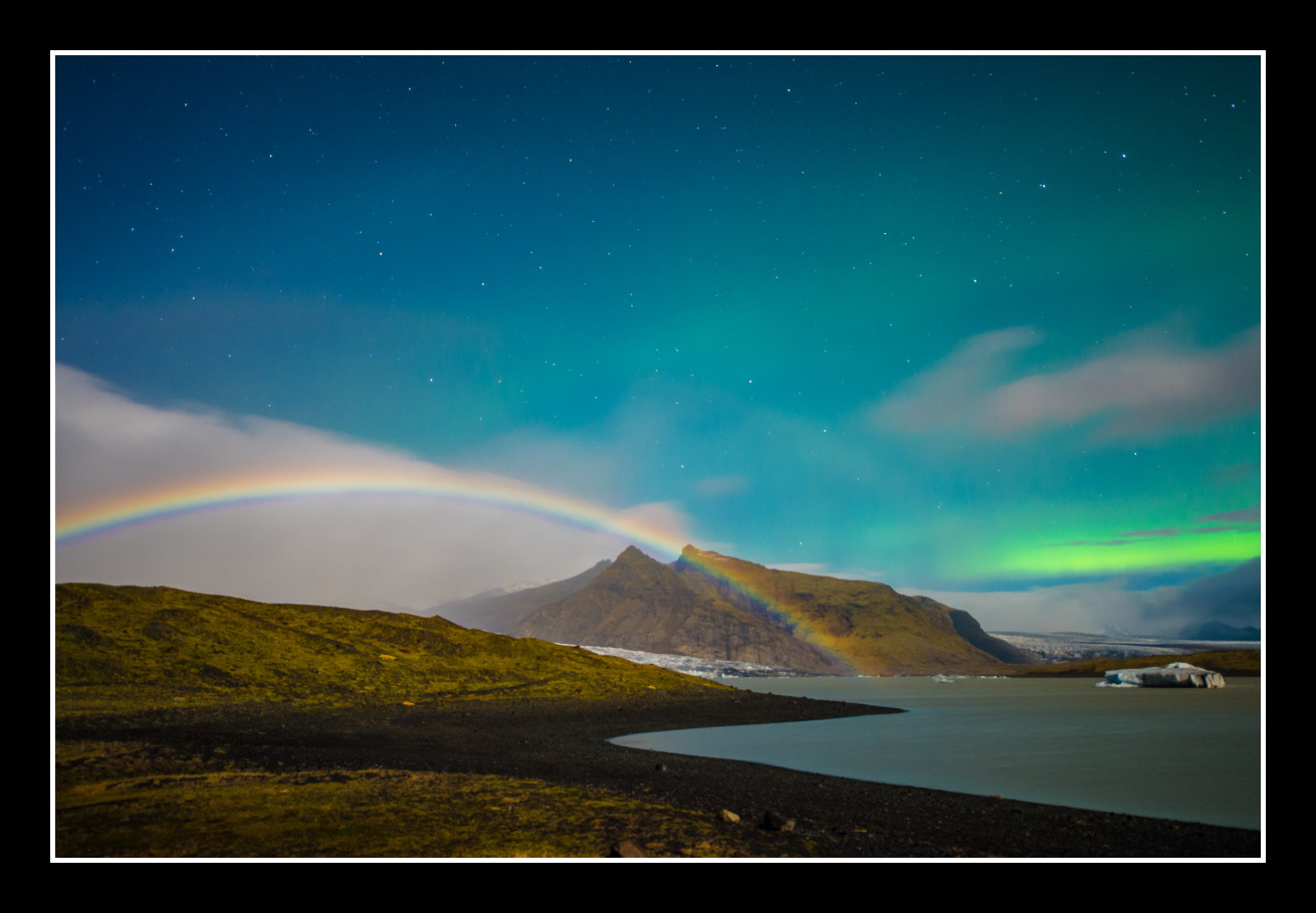 Aurora with Rainbow